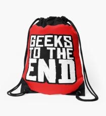 GoneFullGeek "To The End" Drawstring Bag