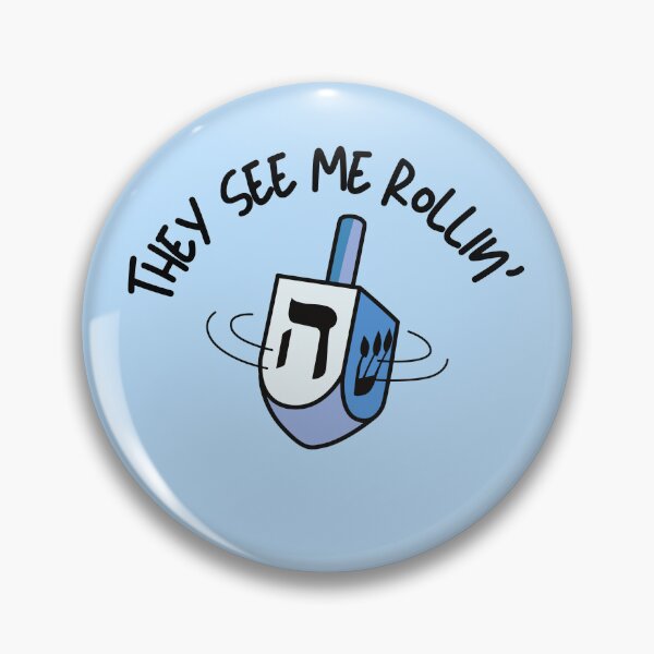 Item preview, Dreidel They see me rollin' Hanukkah Jewish designed and sold by Swagforbubby.