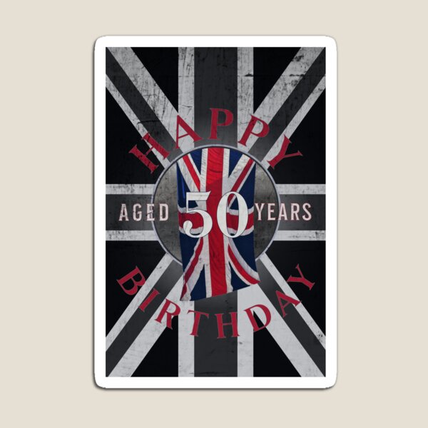 Item preview, Happy Birthday aged 50 Years - 50th Birthday designed and sold by ALesterDesign.