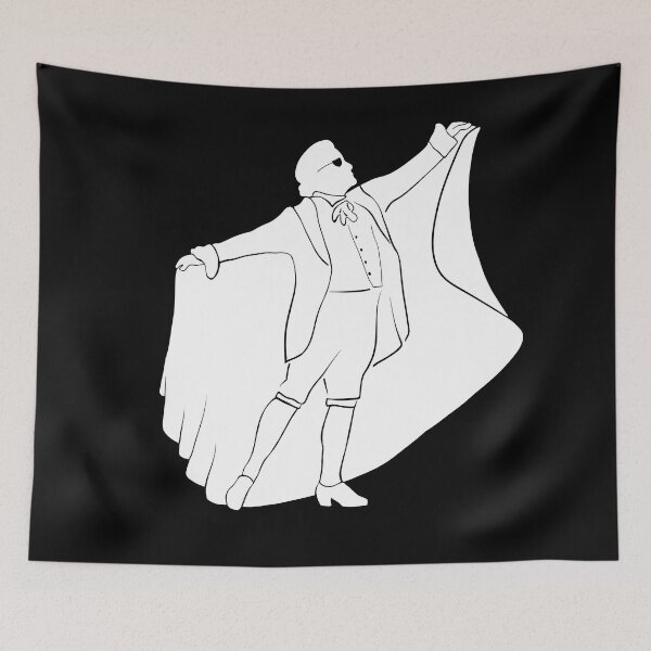 Item preview, The Nutcracker Drosselmeyer Silhouette White designed and sold by Claudia McBain.