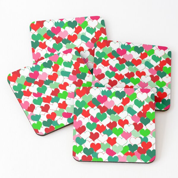 Item preview, Corazones navideños festivos y coloridos designed and sold by judgeart.