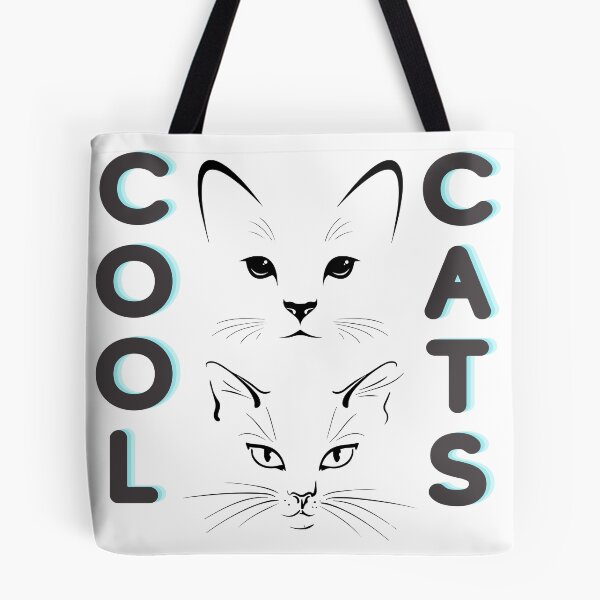 Item preview, Cool cats on black designed and sold by The-Blue-Feline.