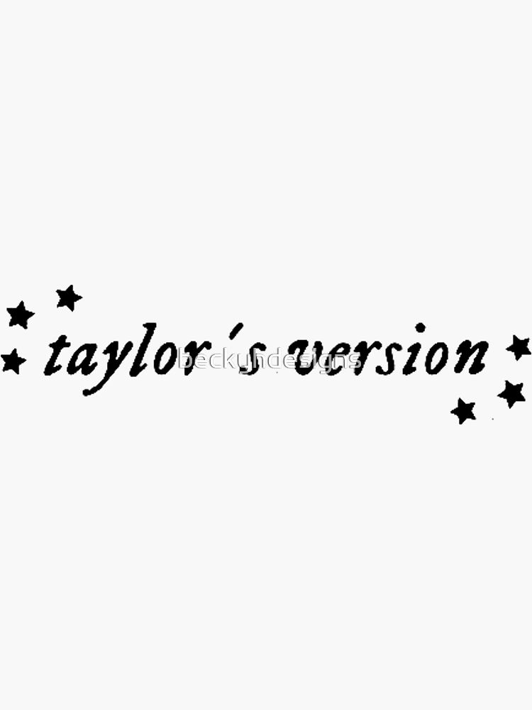 taylor’s version stars Sticker for Sale by grcngersnixx