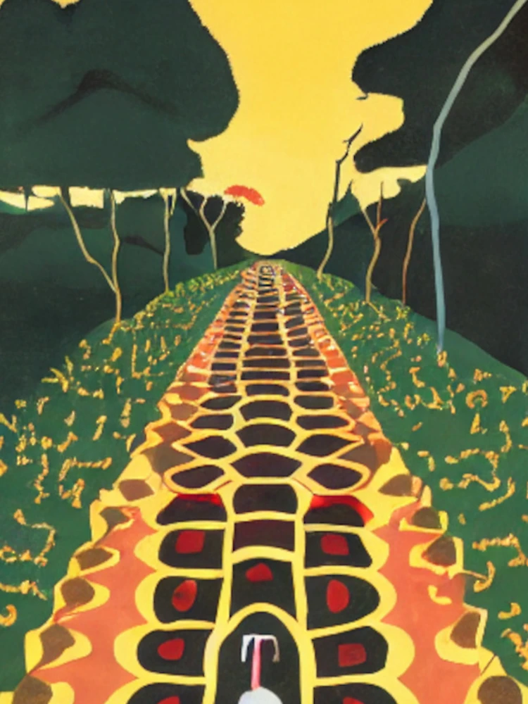 Thumbnail 5 of 5, iPhone Case, The Beaten Path designed and sold by Sub-Ruminations.