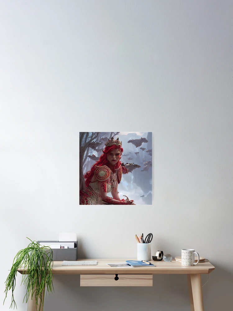 Imagen 2 de 3, Póster con la obra Warrior Queen, diseñada y vendida por Sub-Ruminations.
