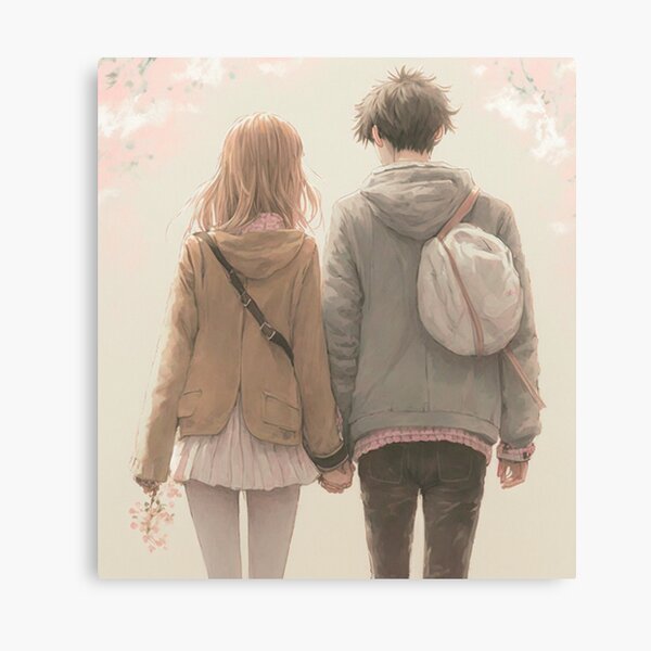 Anime Couple Canvas Prints for Sale | Redbubble Anime Couple Canvas Prints for Sale | Redbubble