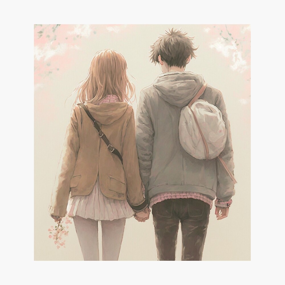 Anime Couples Holding Hands And Walking PNG Image  Transparent PNG Free  Download on SeekPNG