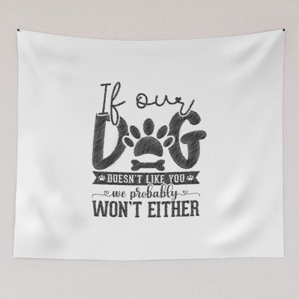 Item preview, Es curioso que si no le agradas a nuestro perro, probablemente tampoco le agrademos, si no le agradas a nuestro perro, probablemente tampoco le agrademos, si no le agradas a nuestro perro designed and sold by RedArtsDesign.