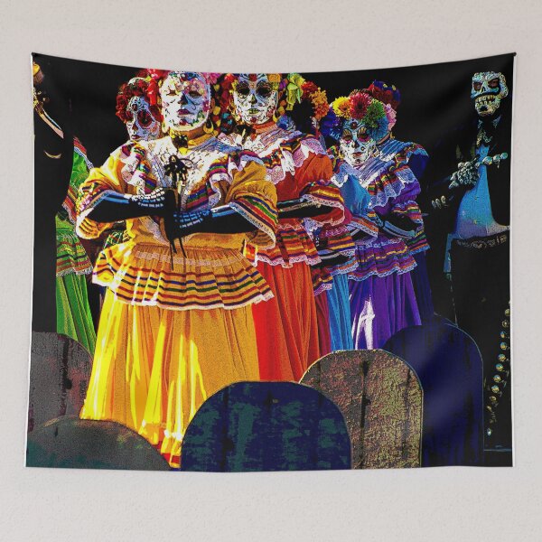 Item preview, Southwest Folklorico Dancers - Day of the Dead designed and sold by William E Lopez.