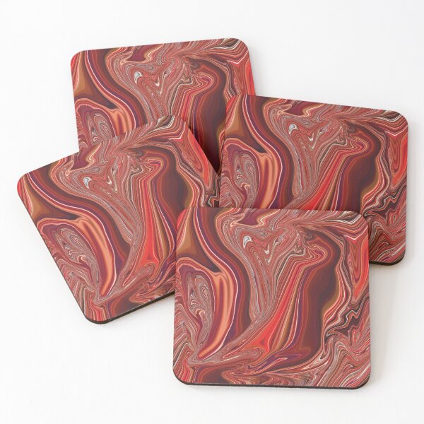 Item preview, Vivid and Abstract Red Janzay Trending Marble Swirls / Mixture designed and sold by Janzay.