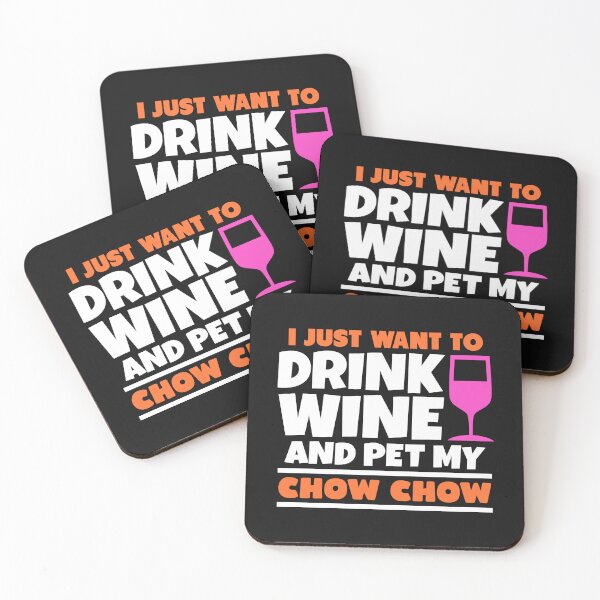 Item preview,  Chow Chow Lover Quote :Chow Chow and Wine designed and sold by remonss.