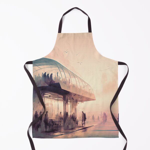 Item preview, Dreamy Bus Stop on misty morning designed and sold by Michael Bollin.