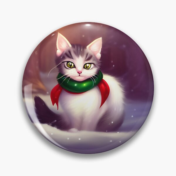 Item preview, Funny Cat Christmas designed and sold by ArtificialCraft.