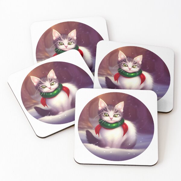 Item preview, Funny Cat Christmas designed and sold by ArtificialCraft.