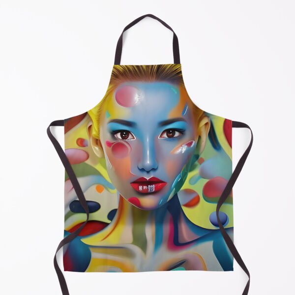 Item preview, A Colorful Woman Portrait with Nature's Beauty designed and sold by artmanikin.