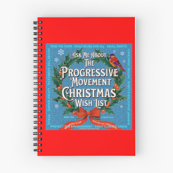 Artikelvorschau, PMD00040 Progressive Movement Designs Fragen Sie mich nach meiner Wunschliste Christmas not ugly Pullovermotiv entworfen und verkauft von ProgressiveLeft.