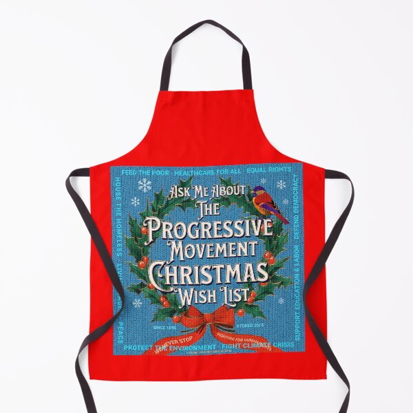 Artikelvorschau, PMD00040 Progressive Movement Designs Fragen Sie mich nach meiner Wunschliste Christmas not ugly Pullovermotiv entworfen und verkauft von ProgressiveLeft.