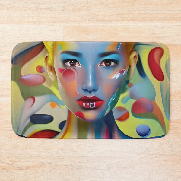 Item preview, A Colorful Woman Portrait with Nature's Beauty designed and sold by artmanikin.