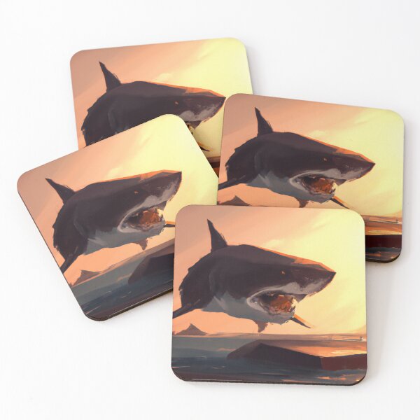 Item preview, Shark at Sunrise on Ocean Top designed and sold by QuotezArtist.