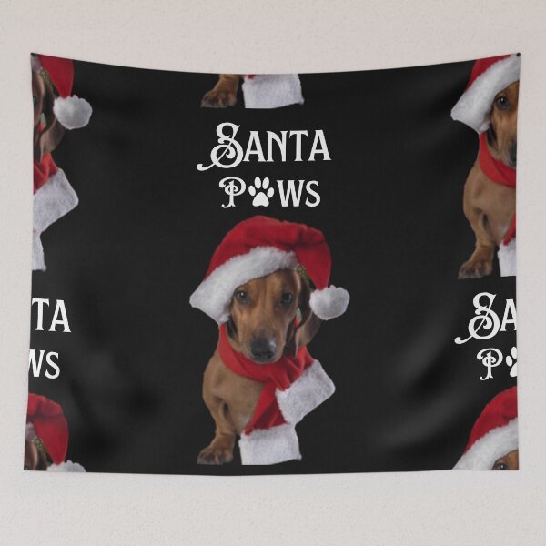 Item preview, Santa Paws Christmas Time  designed and sold by MckinleyArt.