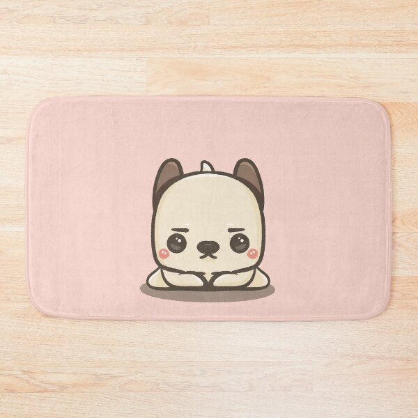 Item preview, Cute Little Dog Doing Yoga on Downward Position designed and sold by HappyDoodlen.