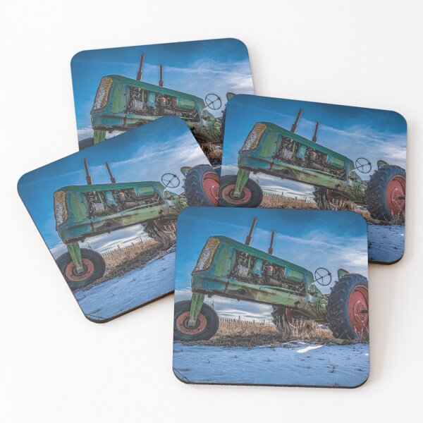 Item preview, Vintage Oliver Tractor in Winter designed and sold by Elevated Imaging .