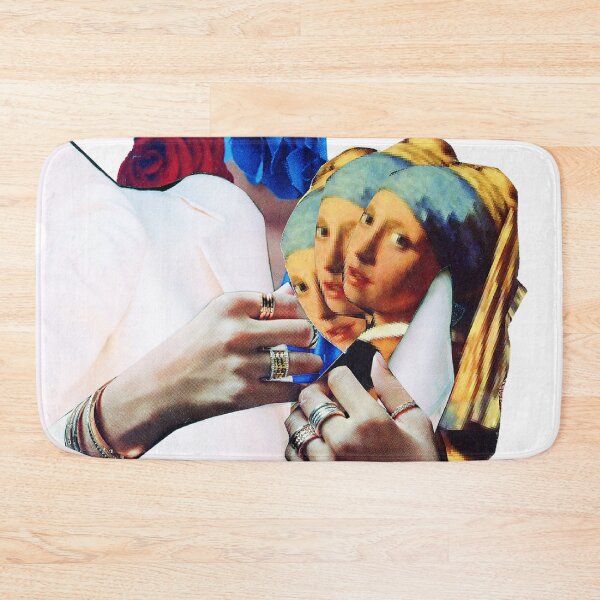 Item preview, Girl with the pearl earring remixed designed and sold by MonsoonartsbyM.