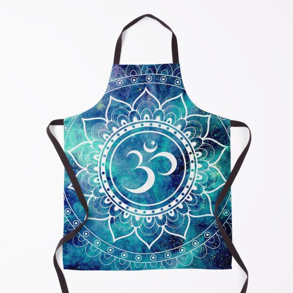 Item preview, Galaxy Om Mandala Teal & Midnight Blue designed and sold by 2sweetsDesign.