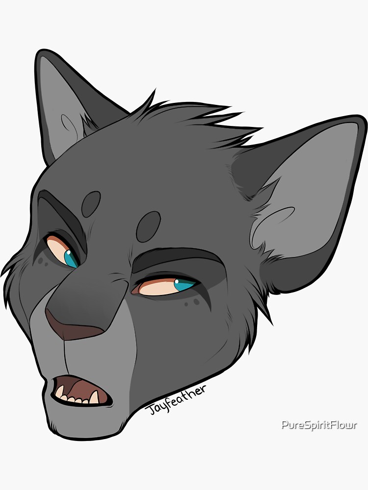 Bluestar Warrior Cats Sticker for Sale by PureSpiritFlowr