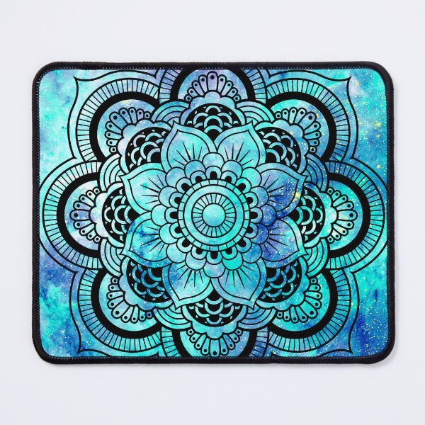 Item preview, Galaxy Mandala Teal Midnight Blue designed and sold by 2sweetsDesign.