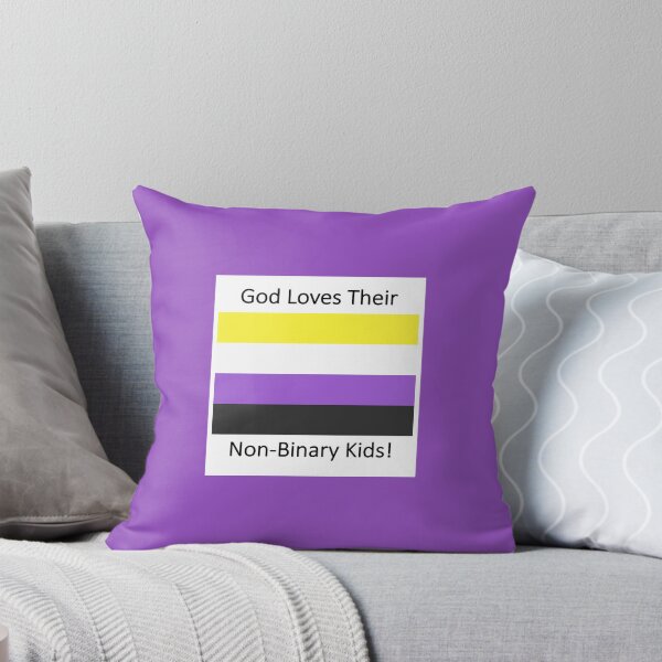 Item preview, ¡Dios ama a sus hijos no binarios! designed and sold by FruitFly7.