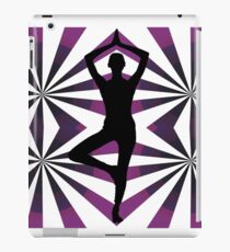 Yoga Girl Silhouette Abstract iPad Case/Skin