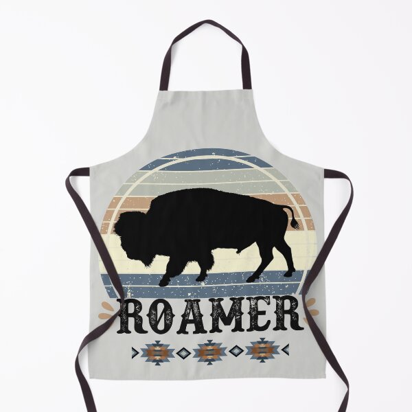 Item preview, American Buffalo - Roamer With Aztec Accents And Retro Colors designed and sold by handsoftime2020.