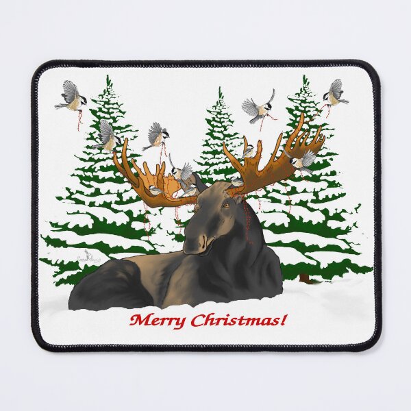 Item preview, The Christmas Moose. designed and sold by cameoivory.