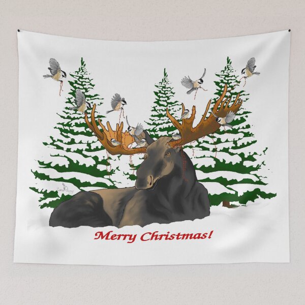 Item preview, The Christmas Moose. designed and sold by cameoivory.