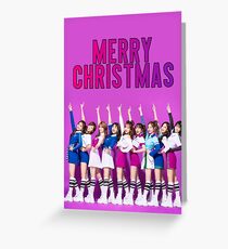 TWICE CHRISTMAS Greeting Card