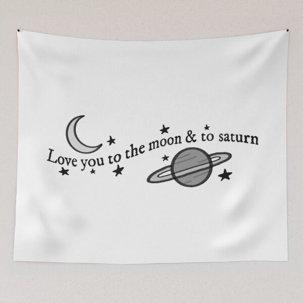 Item preview, To the moon and to Saturn designed and sold by beckyhdesigns.