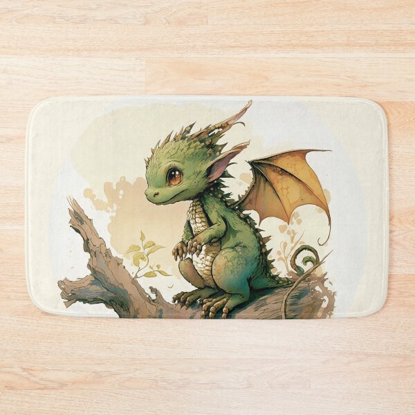 Item preview, Cute baby dragon with big eyes designed and sold by badbug.