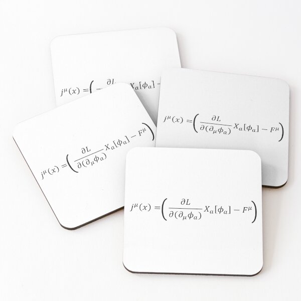 Item preview, Noether Conserved Current - Quantum Field Theory designed and sold by ScienceCorner.