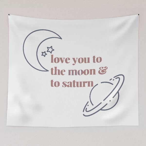 Item preview, To the moon and to saturn designed and sold by beckyhdesigns.