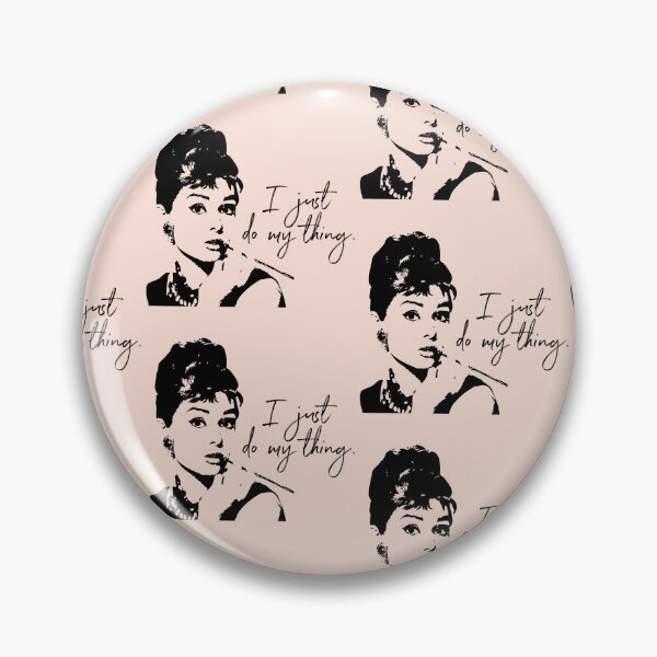 Item preview, Audrey Hepburn, I Just Do My Thing. designed and sold by Amy Brinkman.