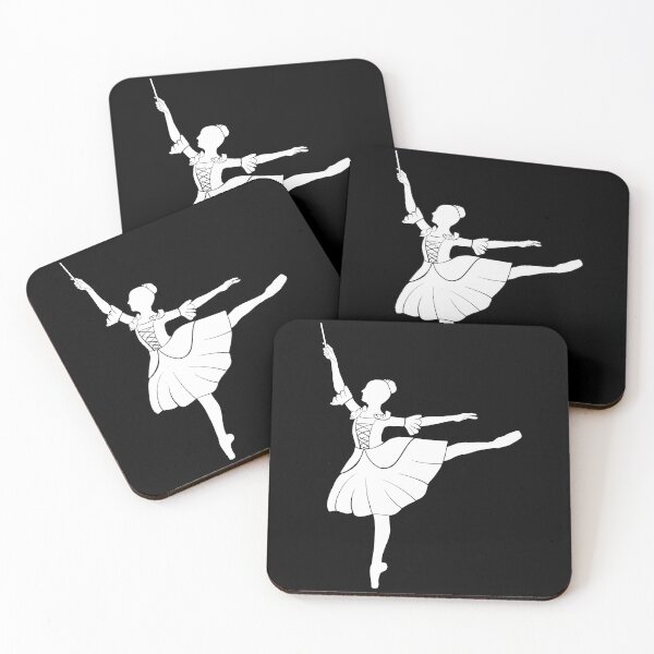 Item preview, The Nutcracker Marzipan Silhouette White designed and sold by Claudia McBain.