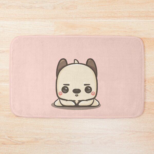 Item preview, Cute Little Dog Doing Yoga on Downward Position  designed and sold by HappyDoodlen.