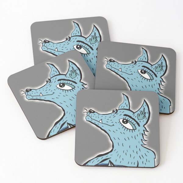Item preview, Blue wolf and sea designed and sold by douwannart.
