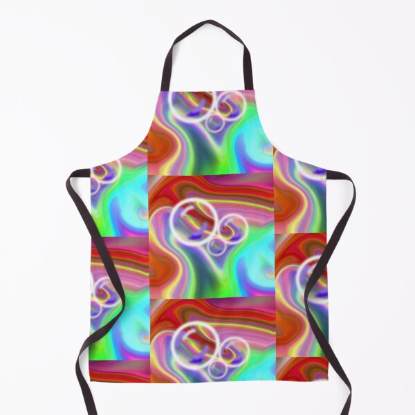 Item preview, Bubbles on Multi Colour Luminescent Swirl - Pattern designed and sold by jolabrese.