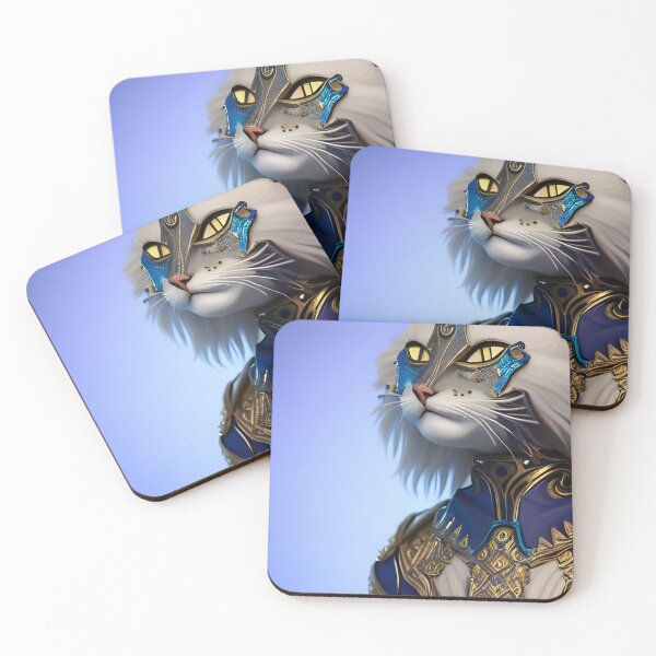 Item preview, knight cat designed and sold by Cyber Pulse.