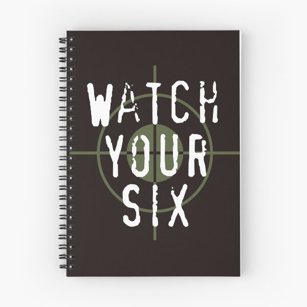 Item preview, "Mira a tus seis" Militar, 6, Espalda, Marrón, Ejército, Verde, Francotirador, Vista designed and sold by CanisPicta.