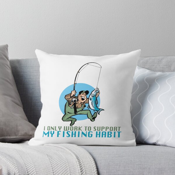 Item preview, i Only Work To Support My Fishing Habit  designed and sold by Ambilart1.
