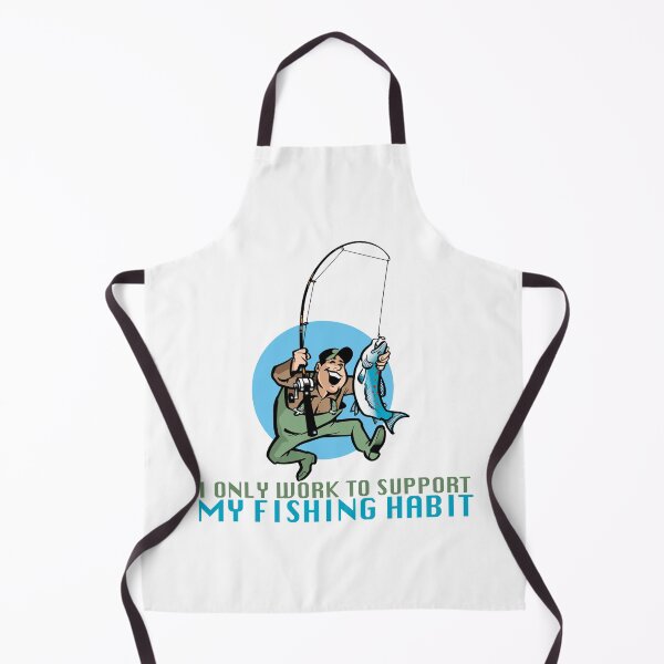 Item preview, i Only Work To Support My Fishing Habit designed and sold by Ambilart1.