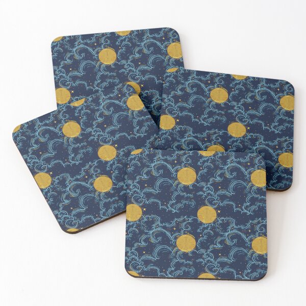 Item preview, Moon seamless pattern designed and sold by Loonhar.